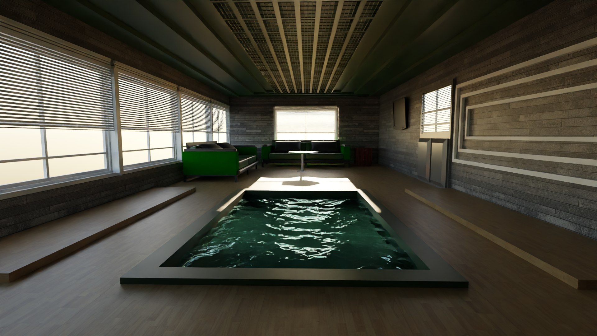 Pool House interior 3D model - TurboSquid 2159631