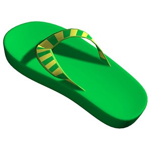 flip sandals 3d x
