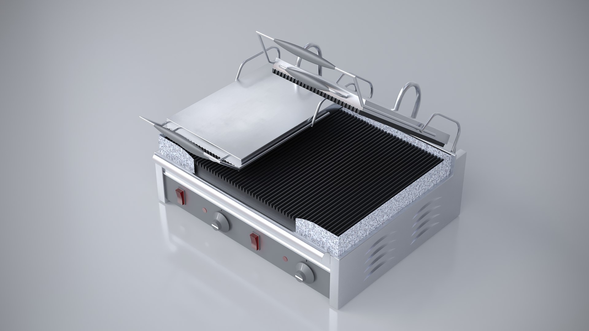 3D INDUSTRIAL DOUBLE TOASTER - TurboSquid 2238052