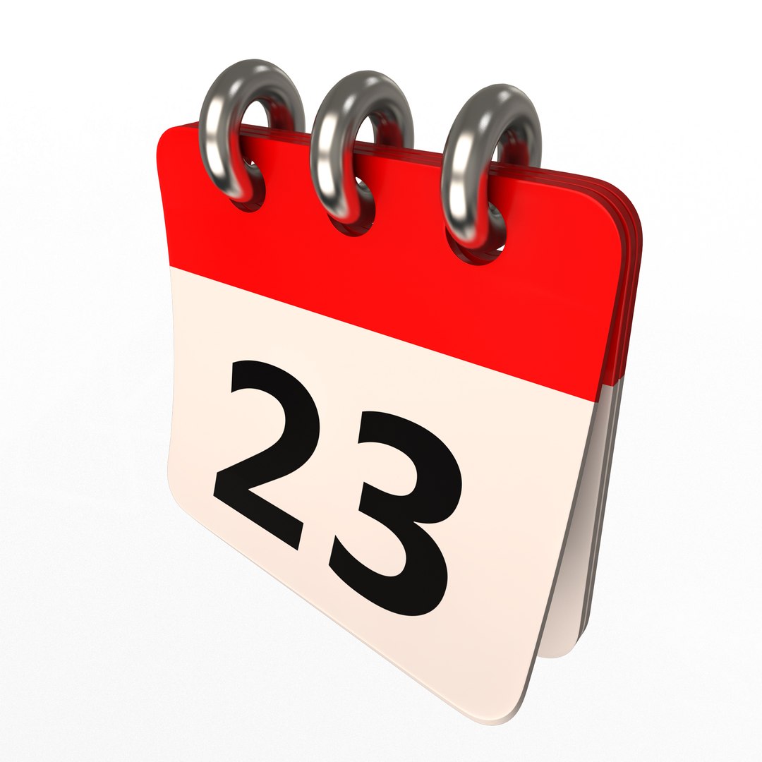 Calendar Cartoon 01 Model - TurboSquid 2026136