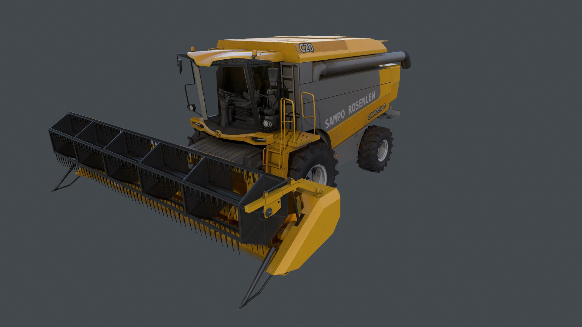 3D model COMIA C20 Harvester LowPoly https://p.turbosquid.com/ts-thumb/Xi/OqwaBv/Y2/frame/jpg/1697453940/1920x1080/turn_fit_q99/affb2df9d11b56e2e9fd0c8dc018233b215b675d/frame-1.jpg