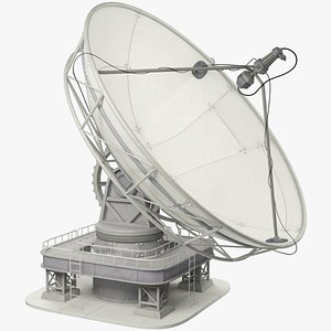 satellite dish 3D model