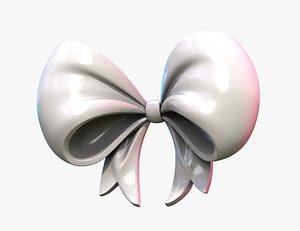 Bow ribbon billowing II 3D model
