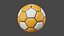 Orangefarbener Fußball