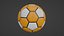 Orangefarbener Fußball