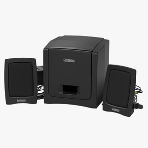 3D Computer Speakers - Creative SoundWorks Slim500 model