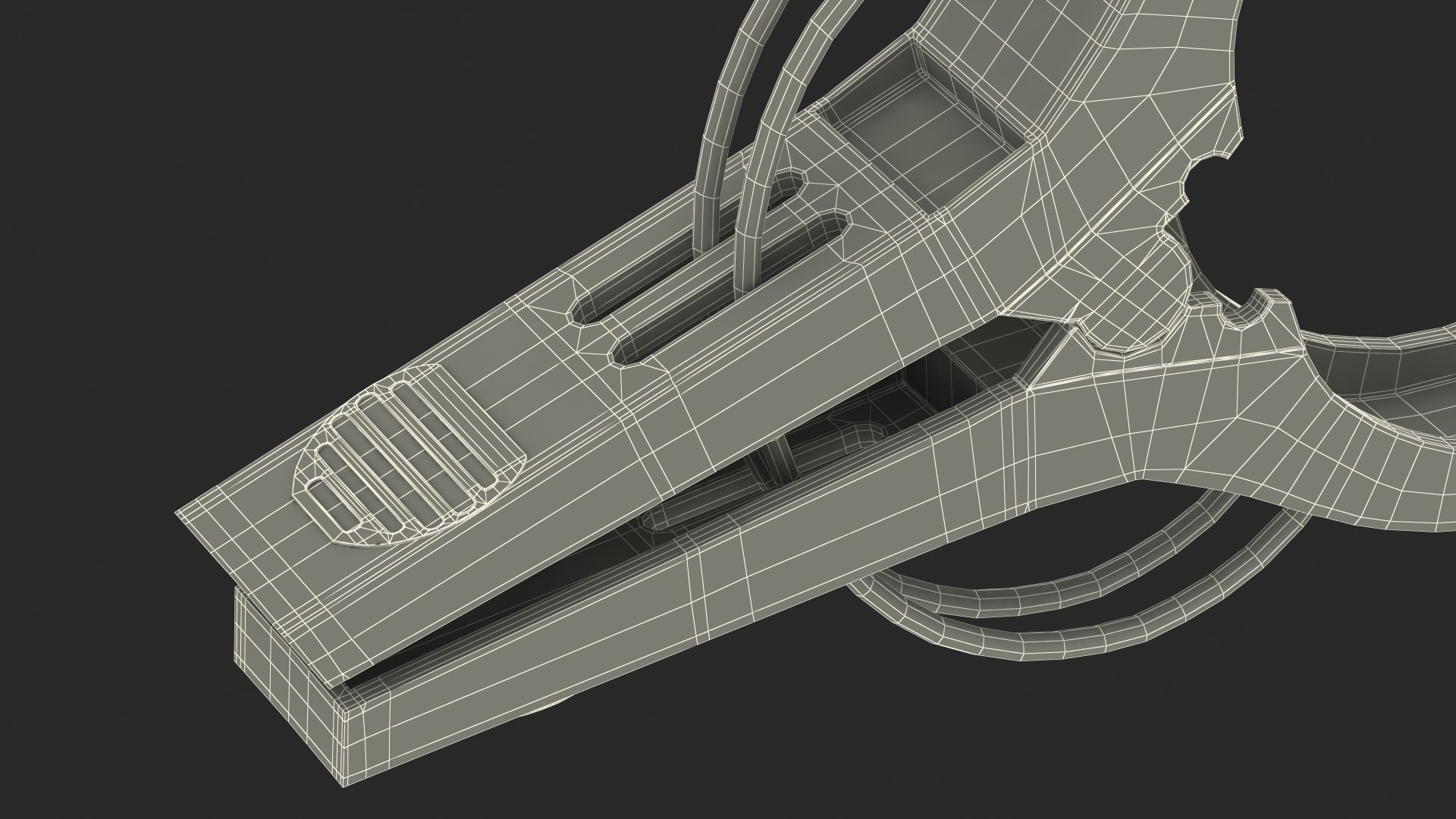 3D Plastic Clothes Pin Blue Open Model - TurboSquid 1995797