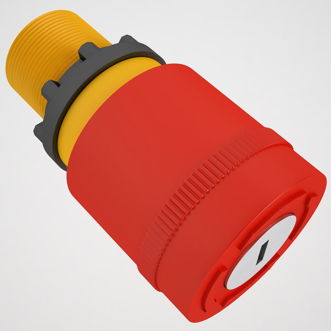 Emergency Stop Key 3D Model - TurboSquid 1251335