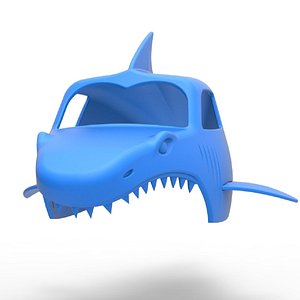 Shark shell for monster truck Scale 1 to 25 3D model