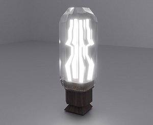 Lamp with long luminous elements