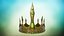 Old Medieval Crown PBR 게임 준비 로우 폴리