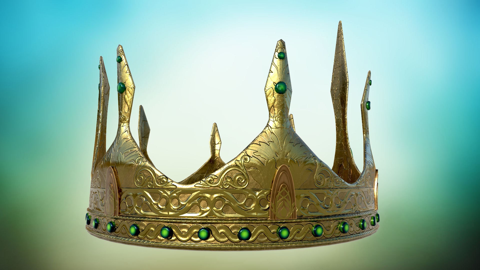 3D Old Medieval Crown PBR game ready Low-poly model https://p.turbosquid.com/ts-thumb/Xi/mElTAY/ng/korona_01_06_zelen/jpg/1680551823/1920x1080/fit_q87/e1fafd41161930d74e18ba4a4573f9014135b1c1/korona_01_06_zelen.jpg