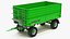 Tractor Utility with Front Loader and Tipping Trailer