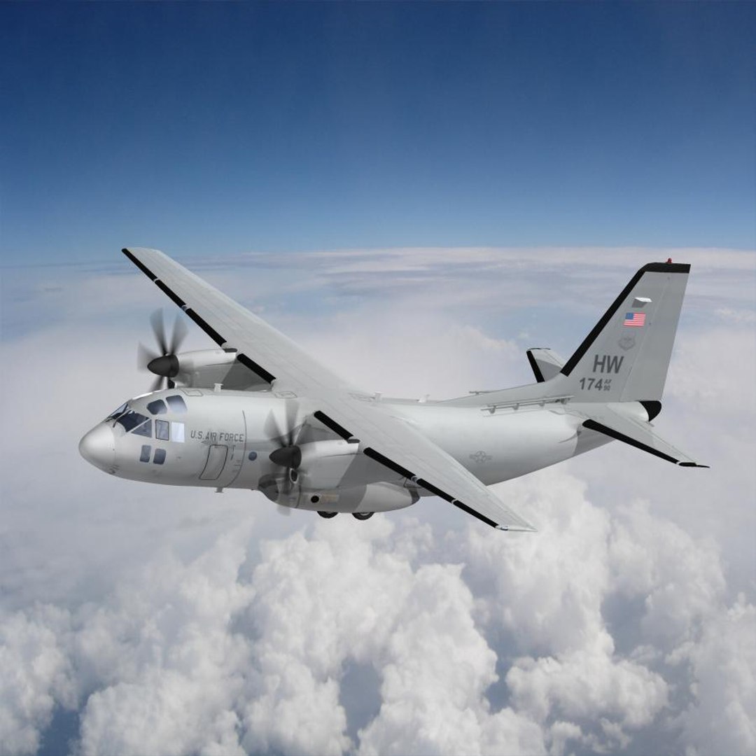 Alenia C-27j Spartan Military Transport 3d Model