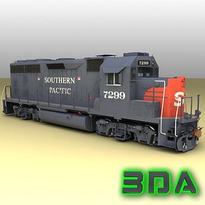 emd gp40-2 railroad engines max