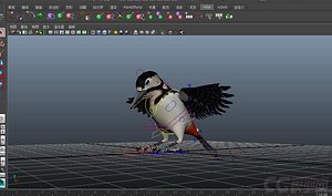 birds rigging 3d ma