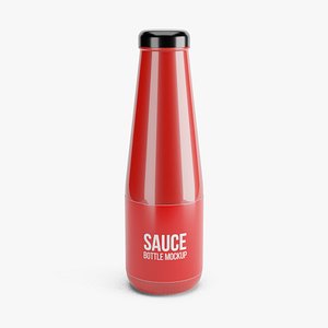 sauce bottle 3D model