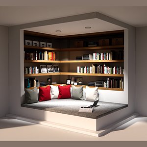 3D model Cozy Reading Nook