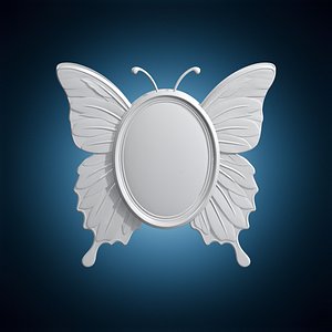 Butterfly Wing Frame 3D Print Model