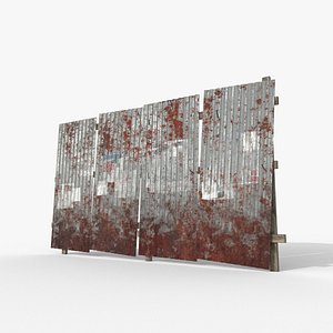 Galvanized roof wall
