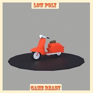 Low poly Scooter