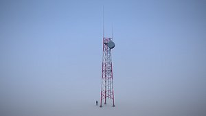 3D LA CellTower Truss 26M
