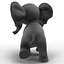 Cartoon Elephant Rigged