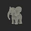 Cartoon Elephant Rigged