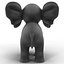 Cartoon Elephant Rigged