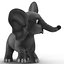 Cartoon Elephant Rigged