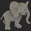Cartoon Elephant Rigged