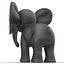 Cartoon Elephant Rigged