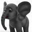 Cartoon Elephant Rigged