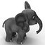 Cartoon Elephant Rigged