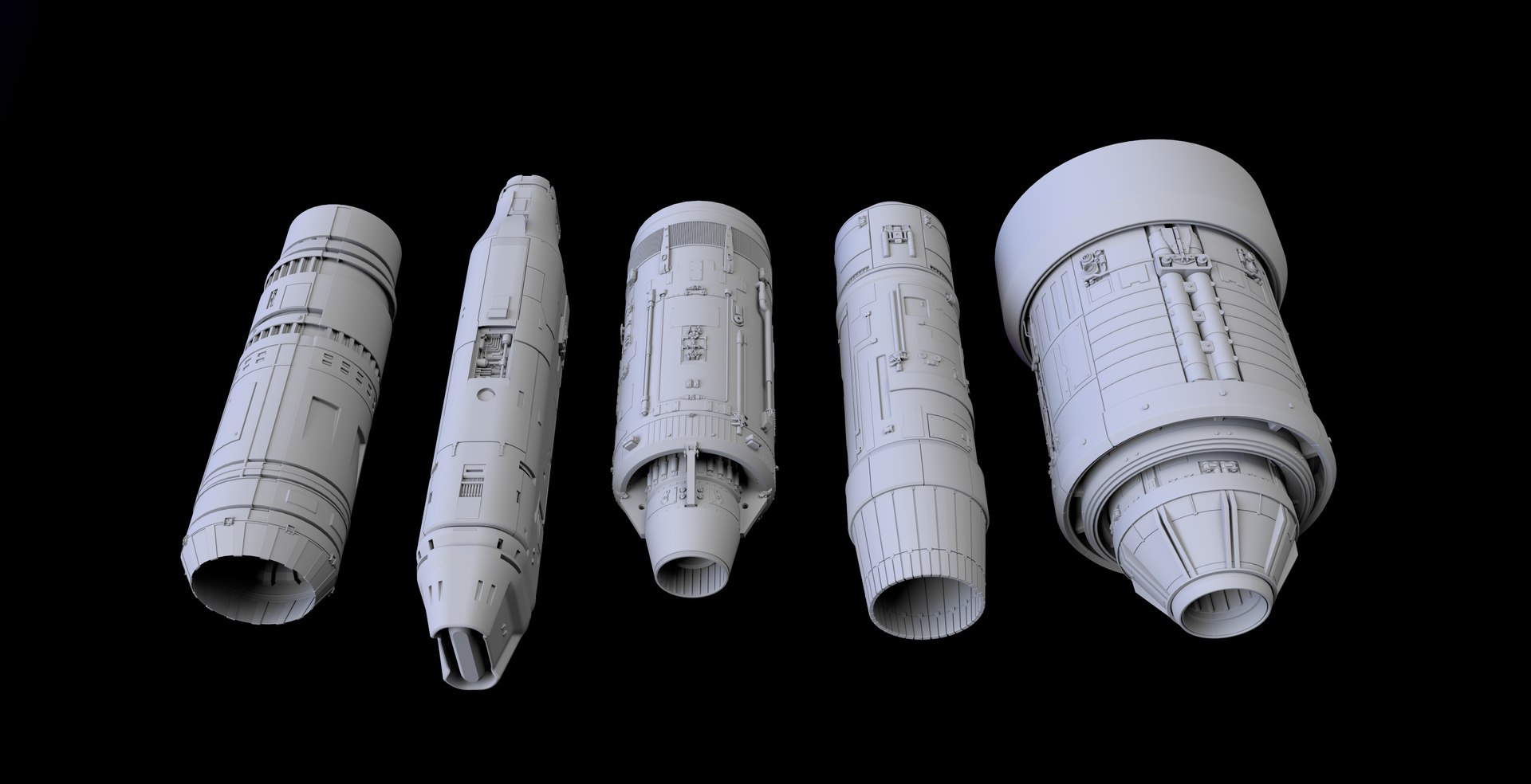 Technology greeebles model - TurboSquid 1692834