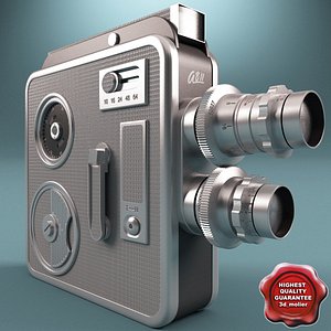Old Movie Camera Silver Rare Meopta