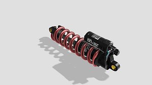 rockshox shock absorber 3D model