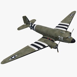 Douglas DC-3 Rigged