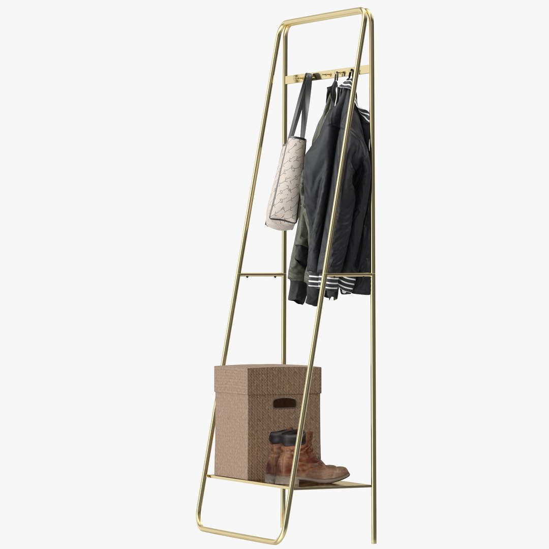 Nordal Coat Rack Line 3D Model TurboSquid 1426001