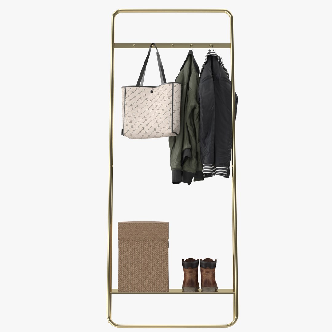 Nordal Coat Rack Line 3D Model TurboSquid 1426001