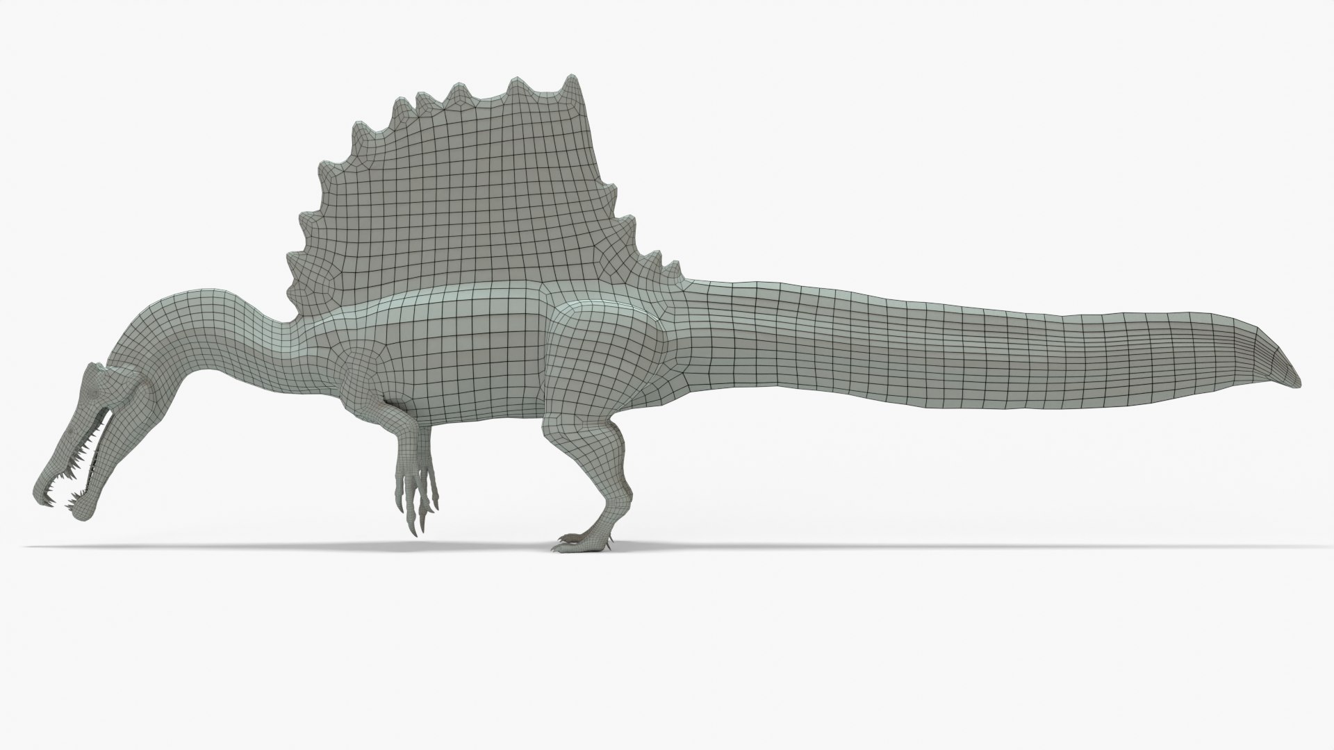 3D Spinosaurus Rigged Basemesh model - TurboSquid 2066754