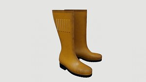 3D model Rubber Boots