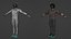 Modello 3D realistico del personaggio Oliver, animato da un personaggio animato.