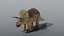 Triceratops and Triceratops Skeleton - Rigged PBR
