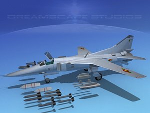mig-27 flogger sri 3d model