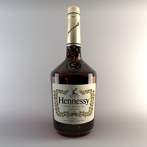 3D hennessy cognac