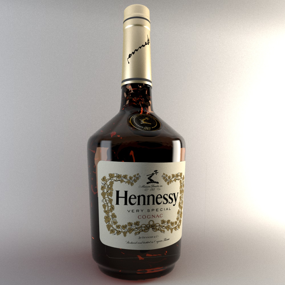 3d Hennessy Cognac Turbosquid 1179571