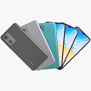 Xiaomi Redmi 10 5G All Colors 3D