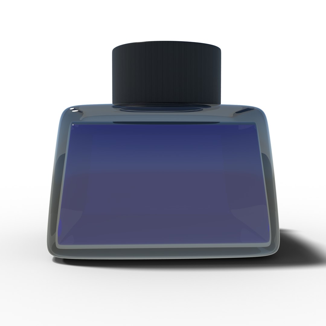 Ink Bottle 3D Model - TurboSquid 2078971