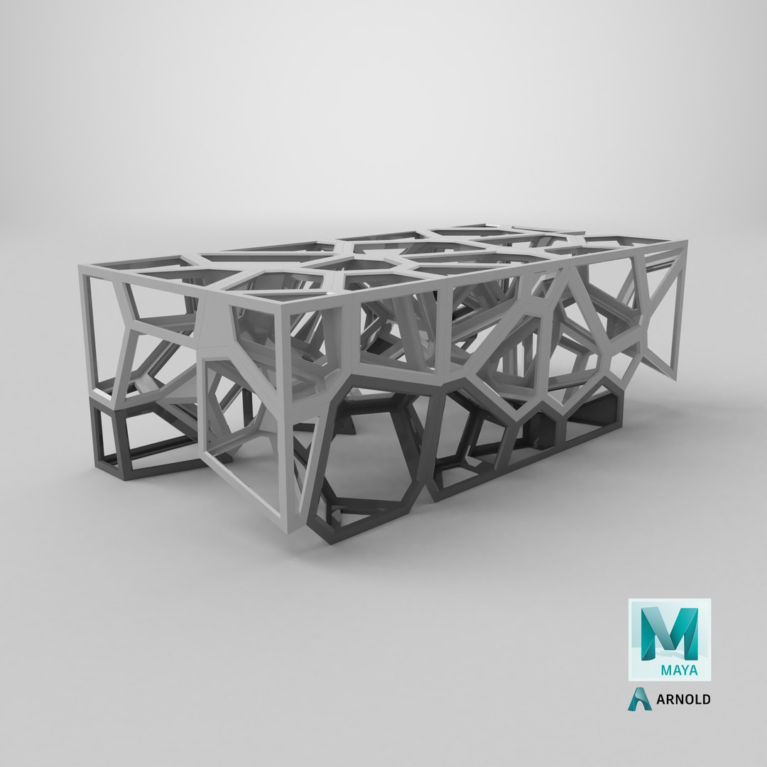 Voronoi Sharp Structure Model - TurboSquid 2227657